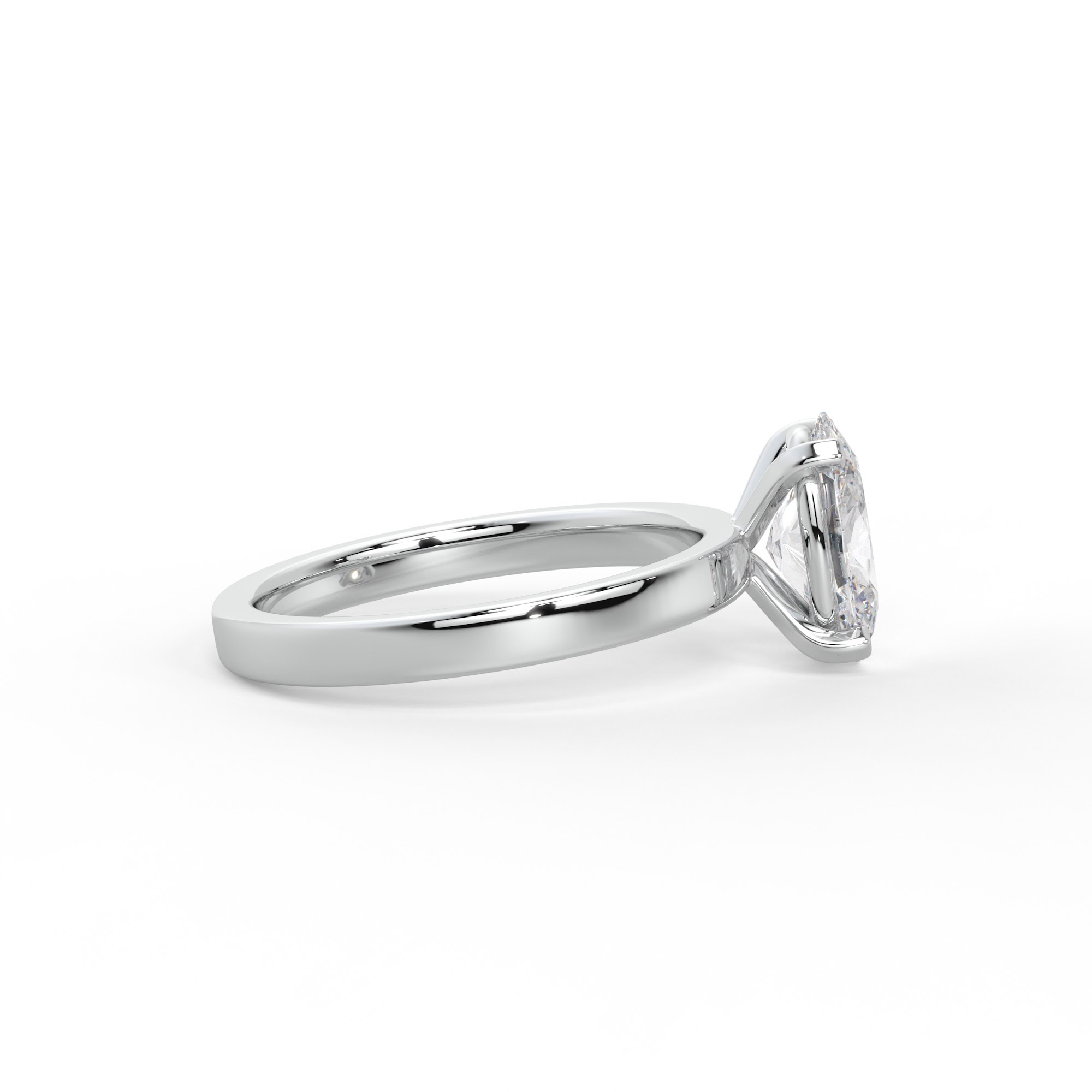 Classic Four Prong Diamond Solitaire Ring Setting
